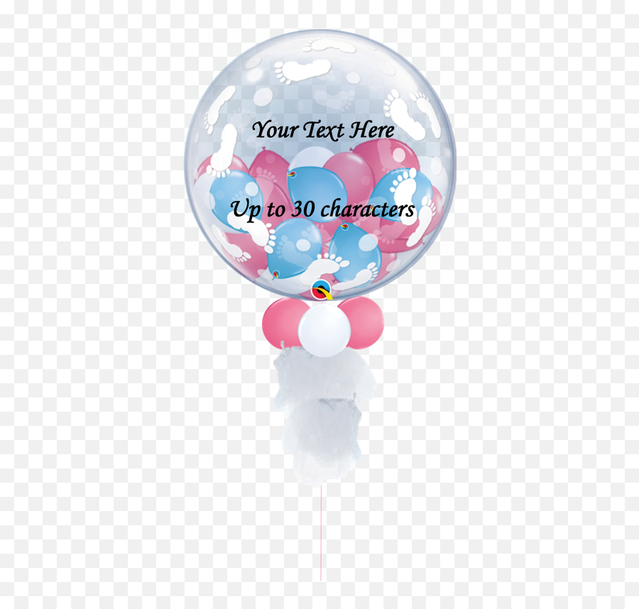 Pink Baby Feet Png - Balloon 1818236 Vippng Happy Birthday,Baby Feet Png