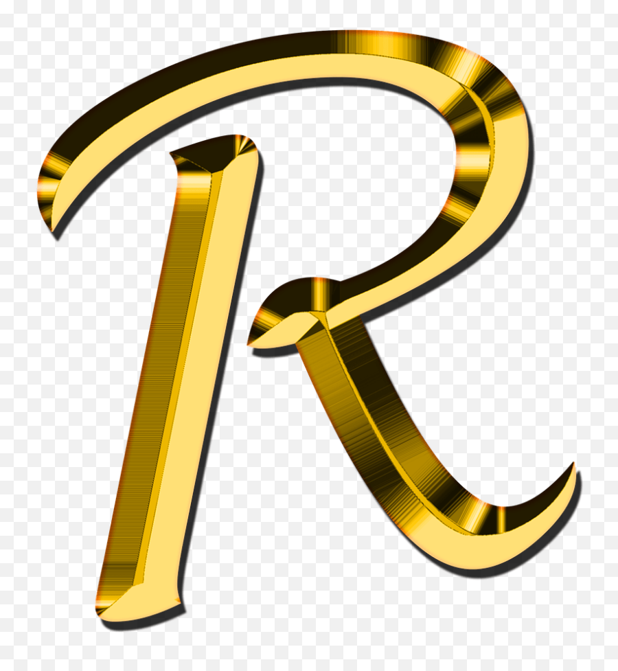 R Letter Png 4 Image - Letter R Gold Png,Letter I Png