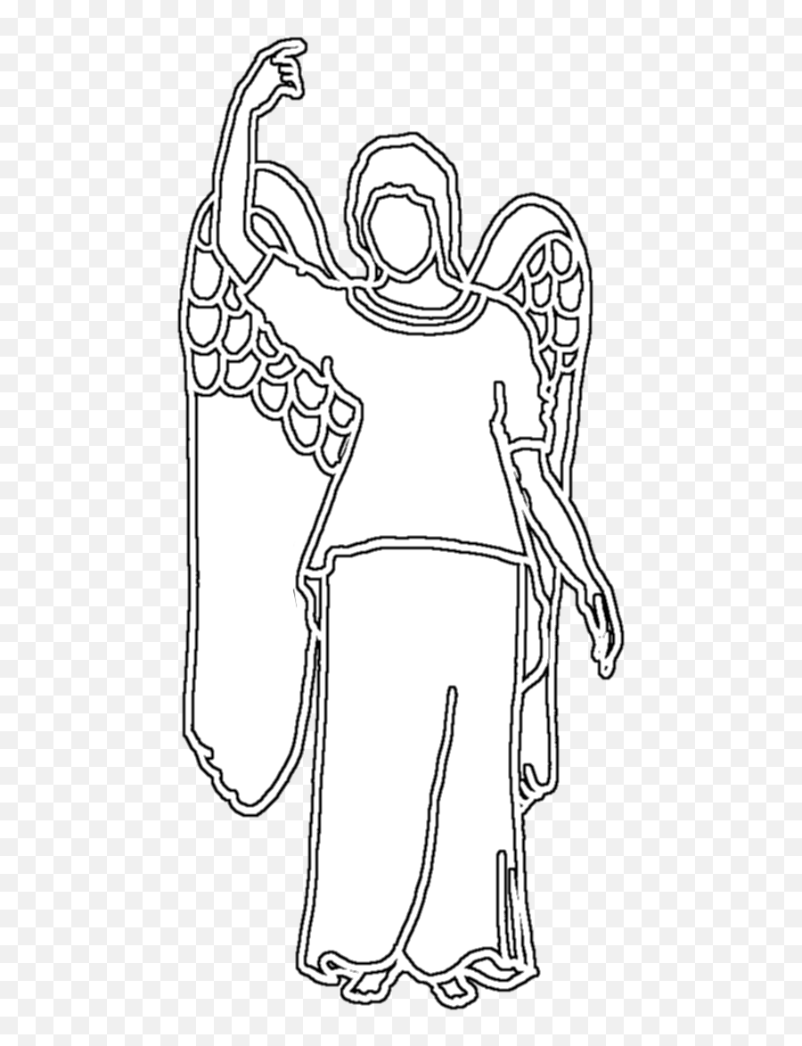 Angel Silhouettes - Silhouette White Angel Png,Angel Silhouette Png