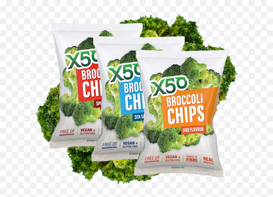 X50 - Broccoli Chips Snap Pea Png,Broccoli Transparent