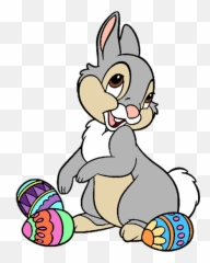 Thumper Png Download Free Clip Art - Easter Disney Clipart,Thumper Png