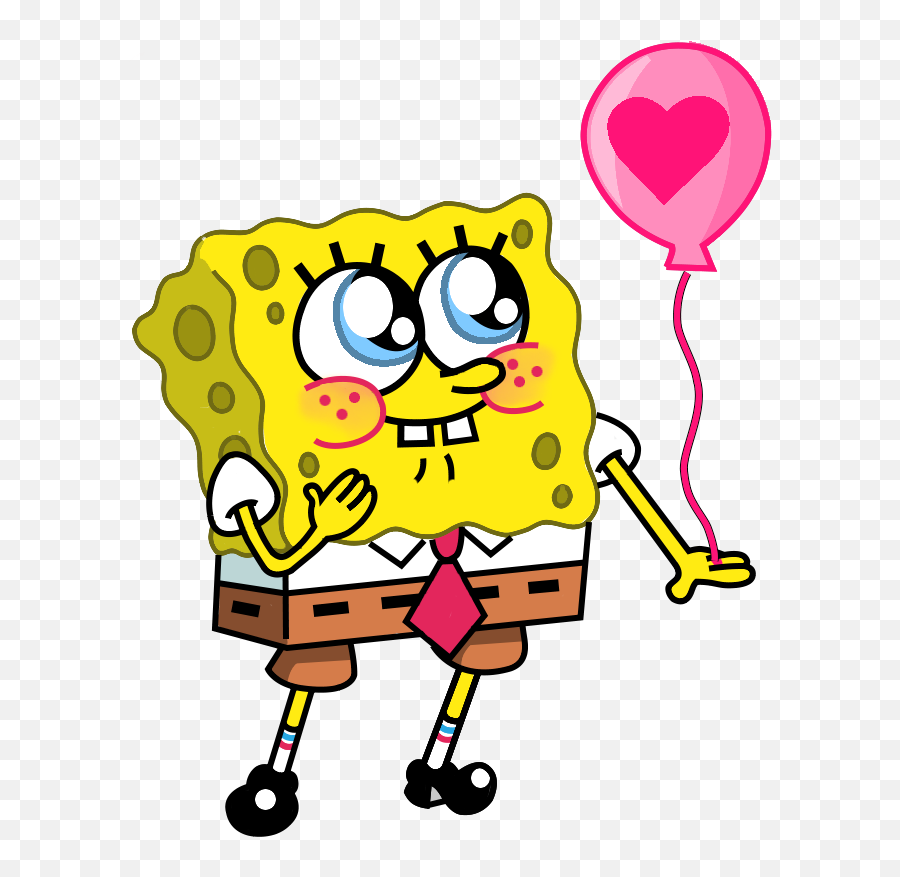Bob Esponja Png - Cute Spongebob Squarepants In Love Cute Spongebob Drawing,Sponge Bob Png