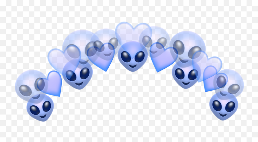 Heart - Transparent Emoji Crown Png,Alien Emoji Png