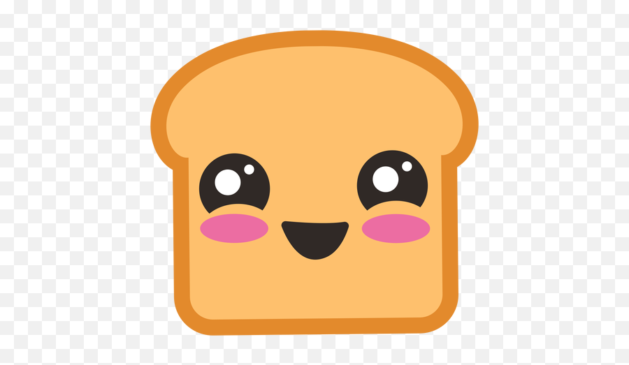 Cute Toast Emoji - Transparent Png U0026 Svg Vector File Cartoon Cute Toast,Knife Emoji Png