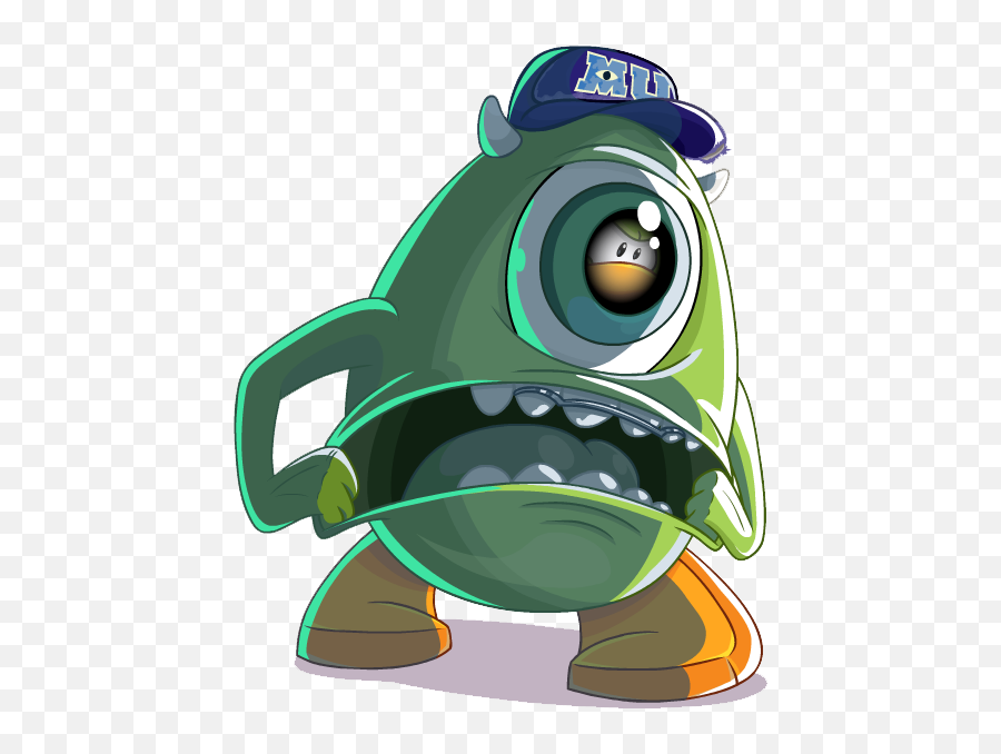 Monsters Inc Club Penguin Png Image - Monsters Inc Sully Transparent Background Png Clipart Randall Boggs Mike Wazowski,Mike Wazowski Png