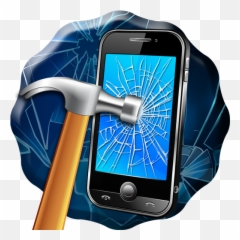 Prank Screen Crack - Smartphone png