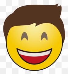 Funny Boy Emoji Png File - Transparent