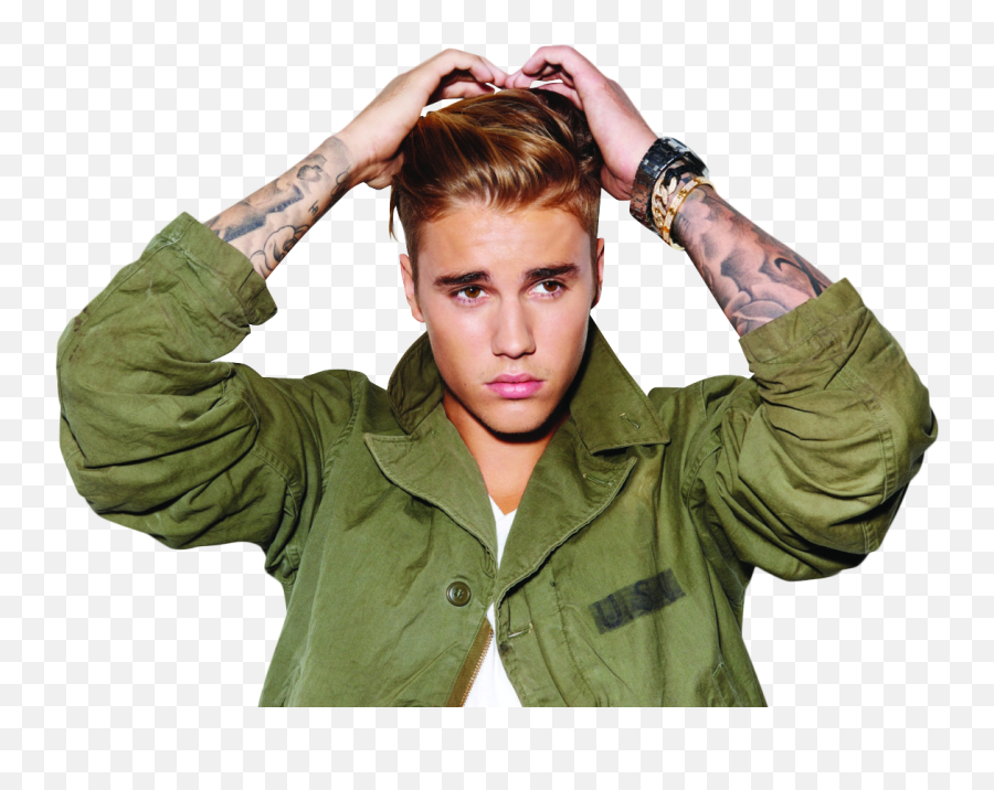 Justin Bieber Green Jacket Png Image - Transparent Png Justin Bieber Pointing Transparent,Justin Bieber Png