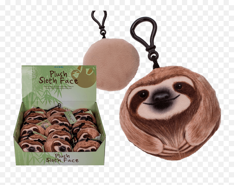Sloth Face With Sound Carabiner Hook - Lenesi Decoratiuni Png,Sloth Transparent
