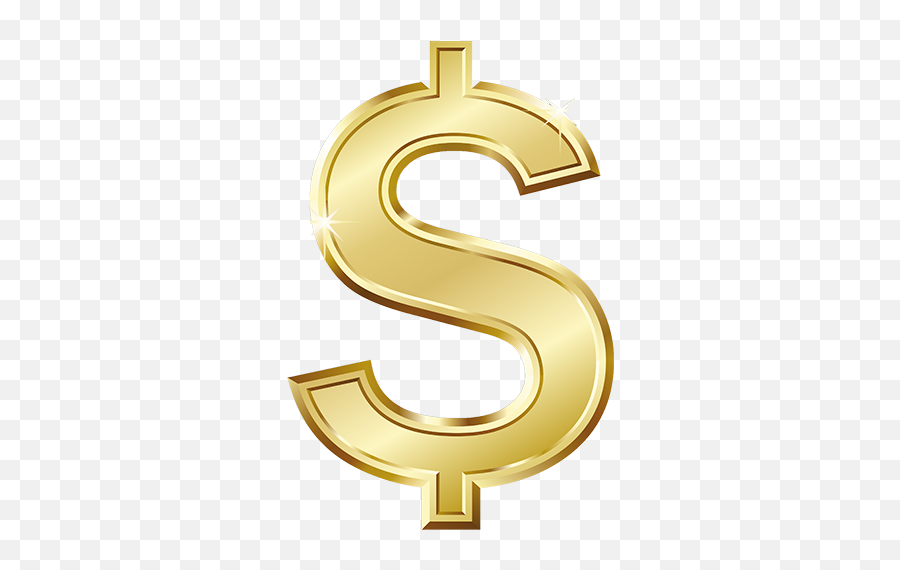 Cropped - Moneysigntransparentpng Prosperity For Life Number,Gold Dollar Sign Png