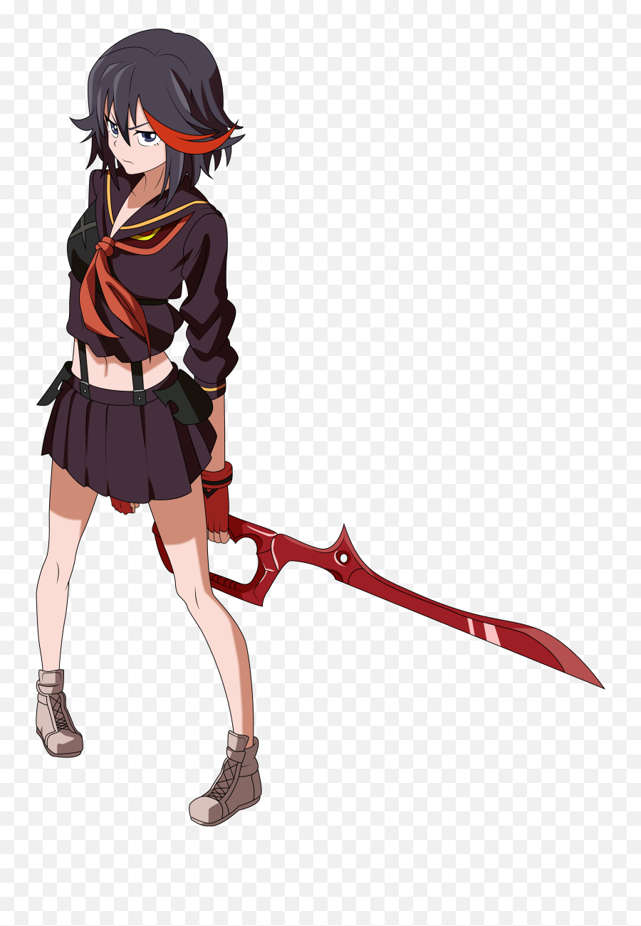 Download Ryuko Matoi Hd Png - Uokplrs Kill La Kill Ryuko Png,Anime Hair Png