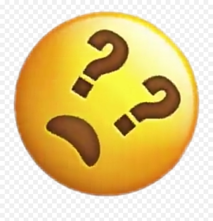 Download Transparent Iphone Emoji Clipart - Pumpkin Hd Png Iphone Emoji Question Mark Png,Facepalm Emoji Png