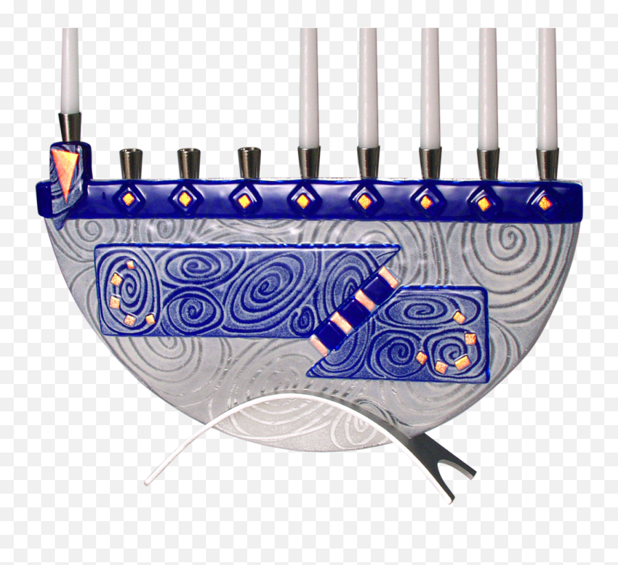 Hanukkah Menorah Nova Blue - Masquerade Ball Png,Menorah Png