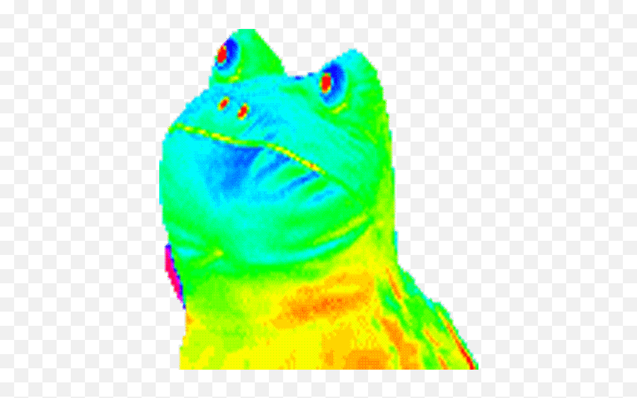 Hyper Mlg Frog Transparent Png - Stickpn 1123627 Png Dancing Rainbow Frog Gif,Memes Transparent Background