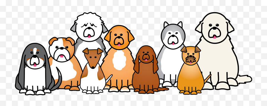 Pets Png - Group Of Cartoon Dogs,Pets Png