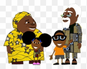 Their Grandparents Transparent Png - Nigeria People Cartoon,Grandparents Png