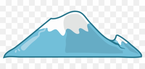 Snow Mountain Clipart - Png