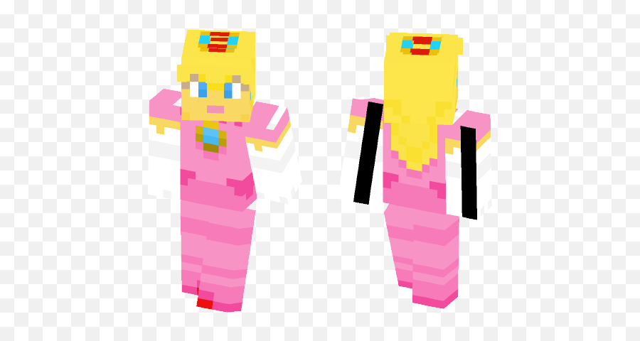 Download Super Mario Princess Peach Minecraft Skin For - V Mystic Messenger Minecraft Skin Png,Princess Peach Png