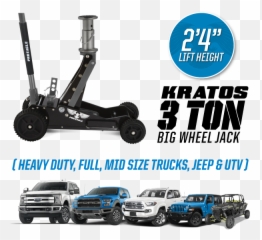 3 Ton Big Wheel Off Road Jack Kratos Rugged Durable - Pro Eagle Big Wheel Off Road Jack Png,Kratos Png