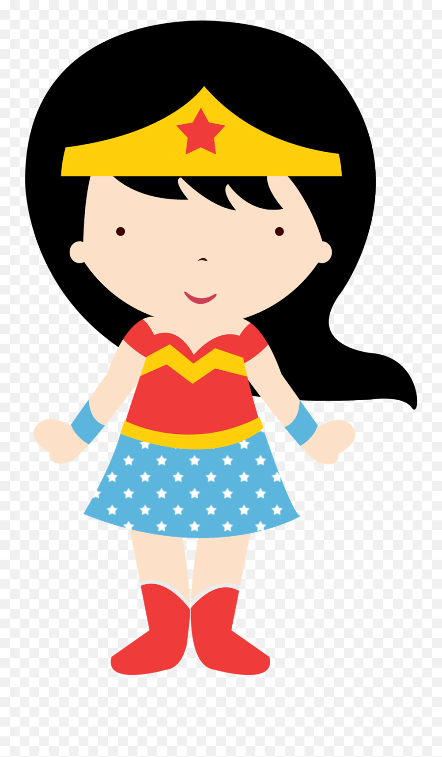 Wonder Woman Baby In Different Styles Clipart - Oh My Mujer Maravilla Para Colorear Png,Wonder Woman Logo Transparent Background