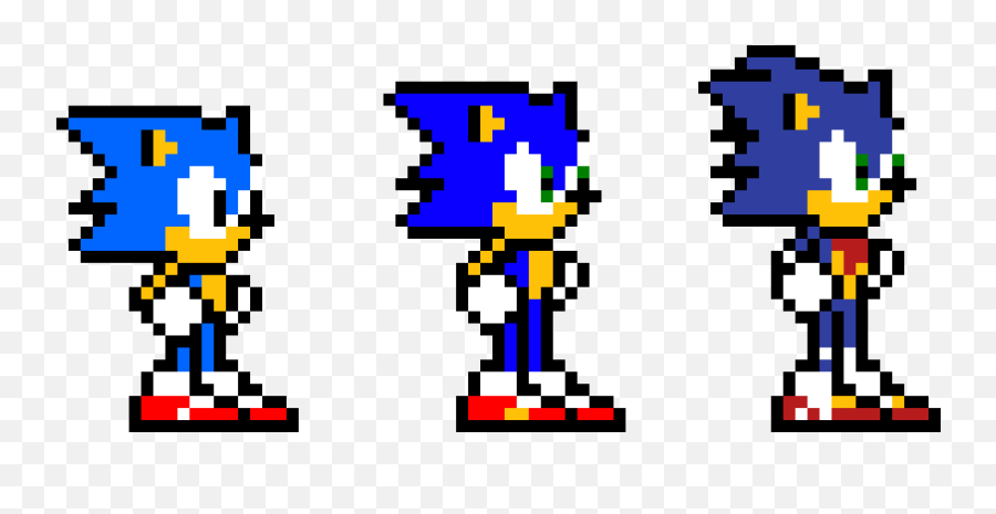 Pixilart - Sonic Generations 2 By Tuxedoedabyss03 Pixel Art Sonic Pocket Adventure Characters Png,Sonic Generations Logo