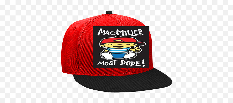 Mac Miller Most Dope Wool Blend Snapback Flat Bill Hat - Mario Png,Mac Miller Logo