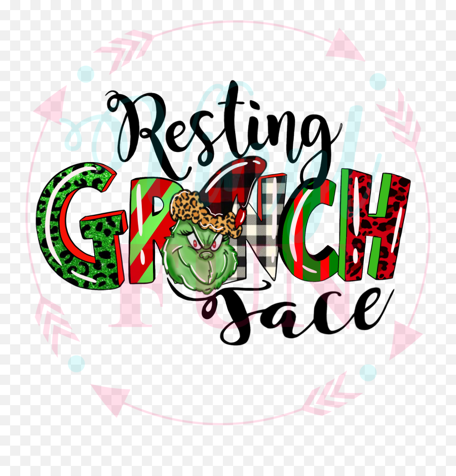 Resting Grinch Face - Resting Grinch Face Coloring Png,Grinch Transparent