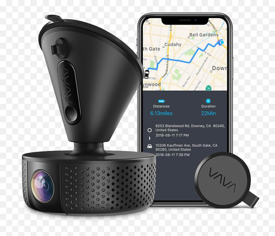 Vava 1080p Dash Cam - Surveillance Camera Png,Car's Camera Icon For Parking Png