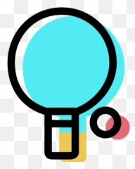 Ping Pong Sport Free Icon Of Color Assets - Dot png