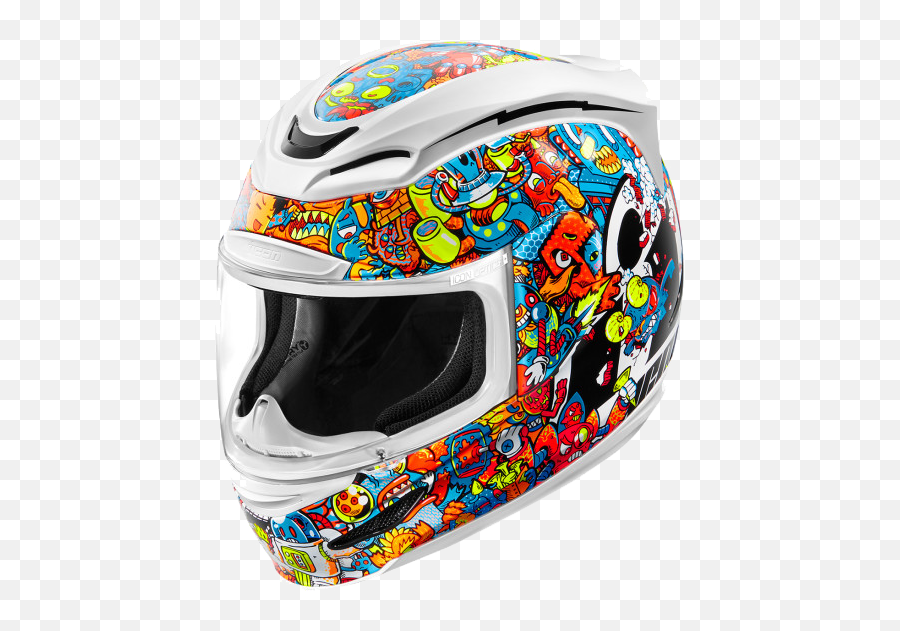 Kask Icon Airmada Doodle - Motorcycle Helmet Png,Icon Airmada Doodle Helmet