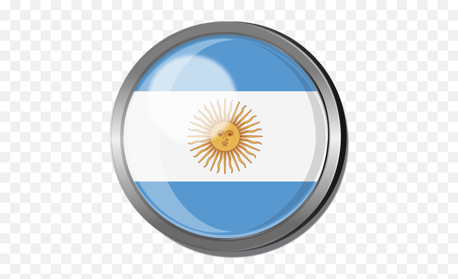 Argentina Flag Badge - Flag Png,Argentina Flag Png