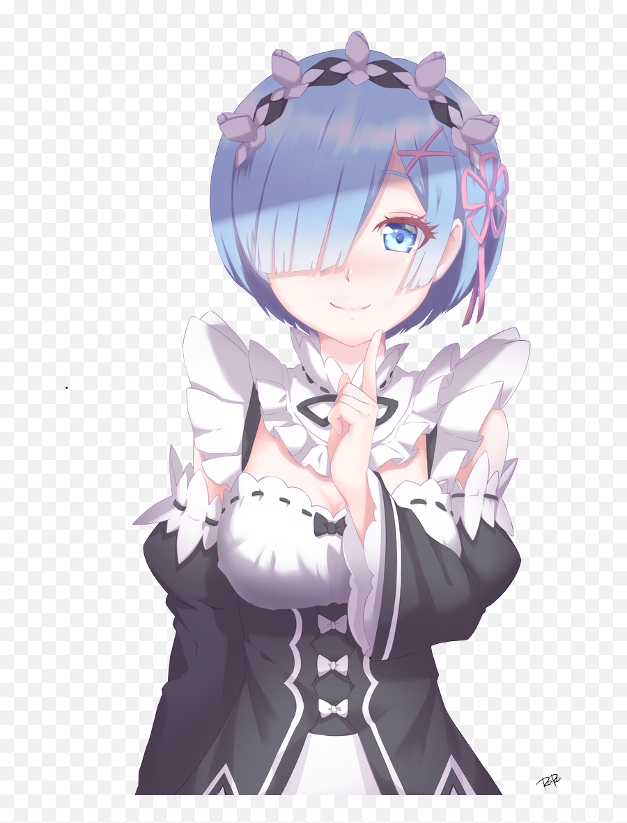 Devart Page Rem Fanart - Cg Artwork Png,Rem Re Zero Icon