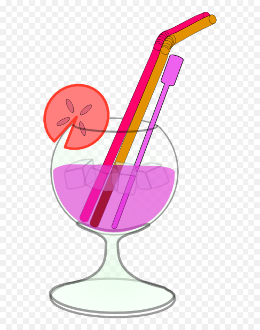 Glass Juice Straw Lemon Ice - Cocktail Png,Neon Icon Straws