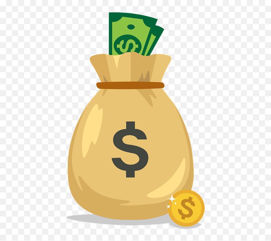 Money Dollars Sack Bag - Earning App Png,Red Money Bag Icon