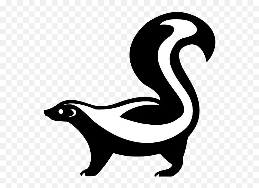 Skink Clipart Black And White - Skunk Works Png Download Skunk Clipart Black And White,Pepe Le Pew Icon