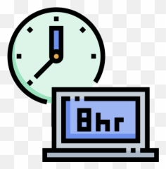Working Hours - Free time and date icons Clock Art Kindergarten png