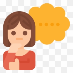 Start Stop Continue Template Free Download - Thinking Girl Icon png