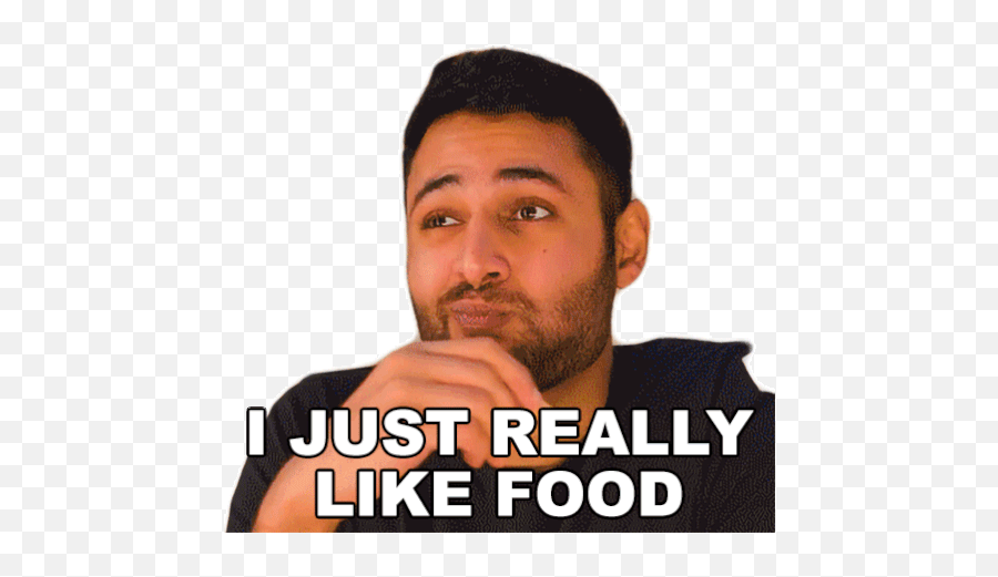 I Just Really Like Food Arun Maini Sticker - I Just Really Photo Caption Png,Harry Styles Icon Tumblr