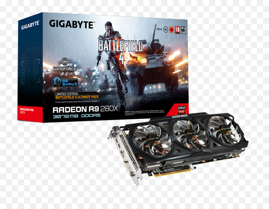 Gv - R928xoc3gdga Rev 20 Overview Graphics Card Gigabyte Gv R928xoc 3gd Png,Gd 2.0 Icon Pack