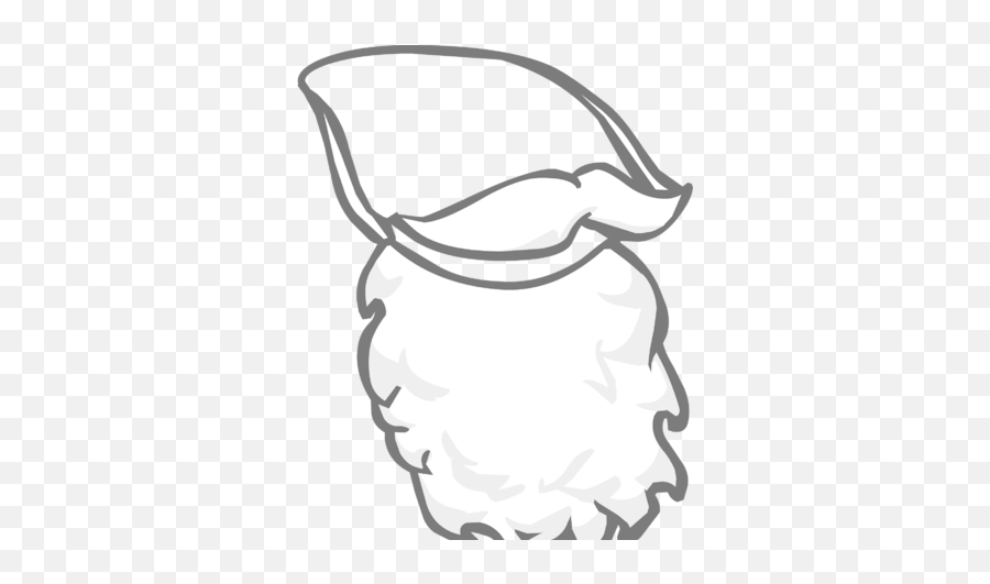 Santa Beard Club Penguin Rewritten Wiki Fandom - Santa Beard Transparent Png,Beard Png