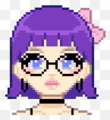 Riley Rileystarlightqueergarden - Queer Garden Smile Pixel Art png