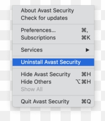How To Completely Uninstall Avast - Dot png