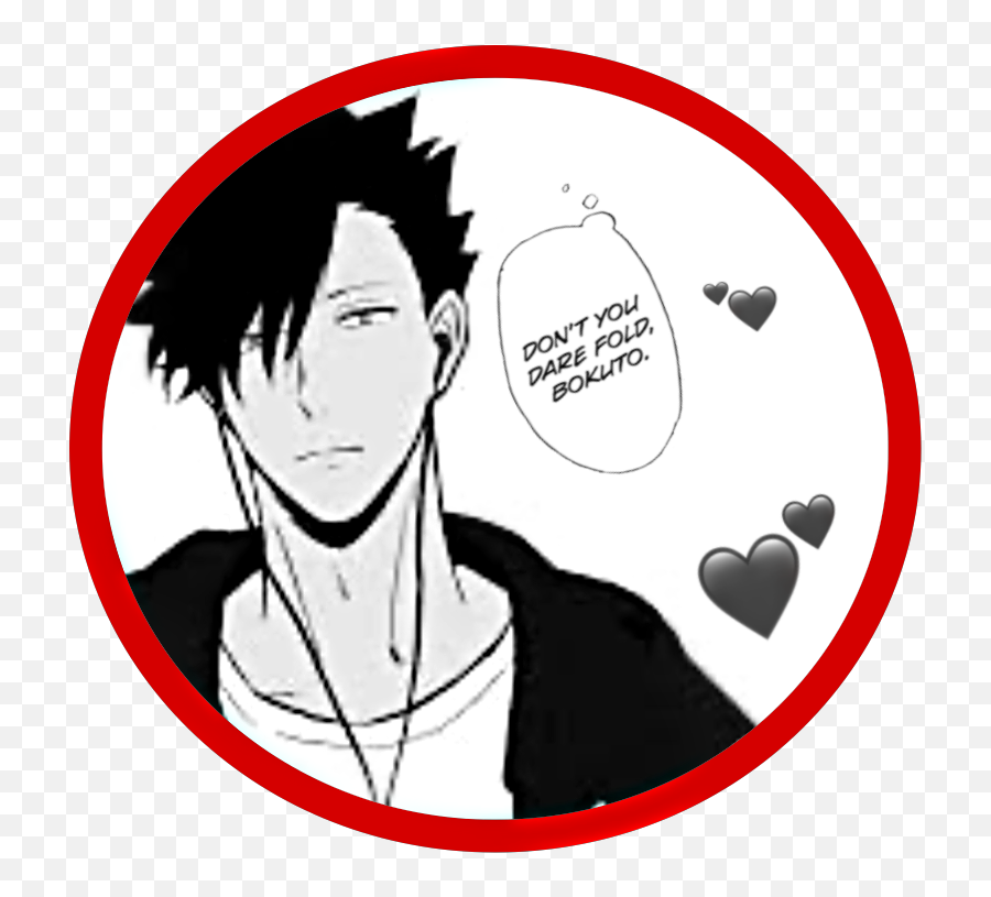 Freetoedit Kuroo 329378457081211 By Crackheadtoast - Kuroo Haikyuu Blanco Y Negro Png,Kuroo Icon