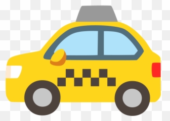 Taxi Emoji - Car Png