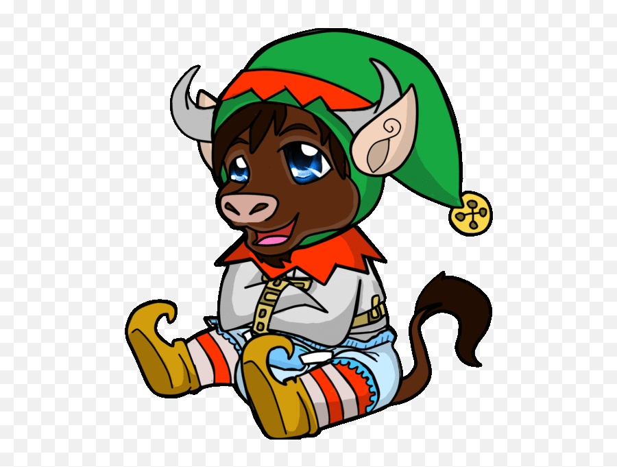 Holiday Elf Animated Icon Maron 600x600px By Wildprey - Fictional Character Png,Elf Icon