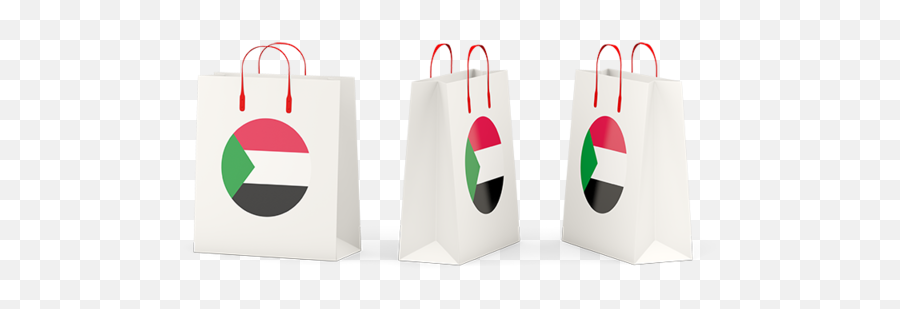 Shopping Bags Illustration Of Flag Sudan - Vertical Png,Download White Shopping Bag Icon