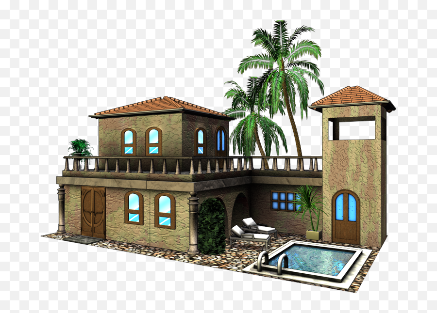 3d Png Villa Icon