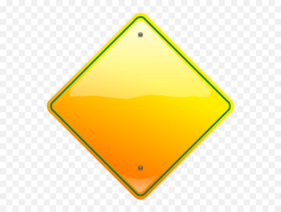Stop Sign With Apple Clip Art - Yellow Sign Png,Stop Sign Transparent Background