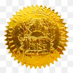 Certificate Gold Seal Png - Red Seal For Document Transparent Certificate Gold Seal Png,Seal Png
