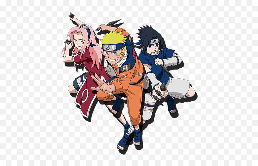 Naruto Anime Greeting Card - Naruto Shippuden Sasuke Sakura Png,Naruto Transparent Background